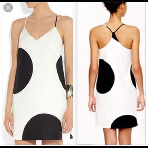 Large polka dot dress